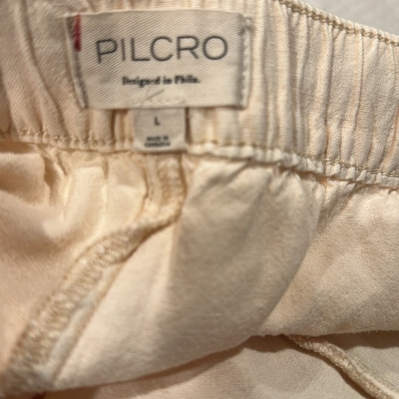 Pilcro Linen Drawstring Pants Large - Picture 10 of 14
